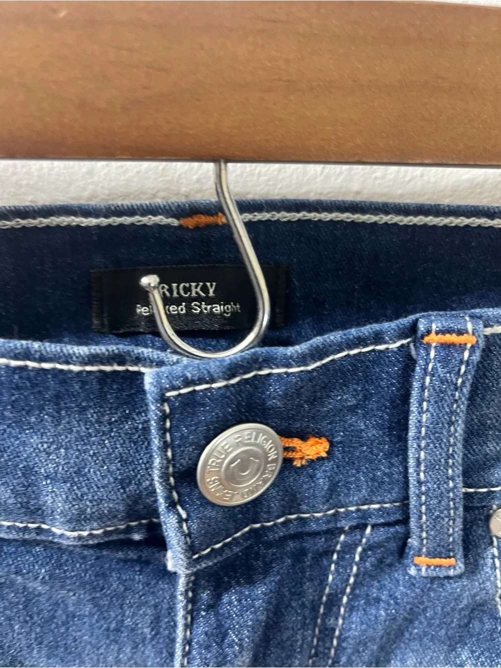 True Religion Ricky Relaxed Straight Denim Shorts Men's Size 30 Brand New